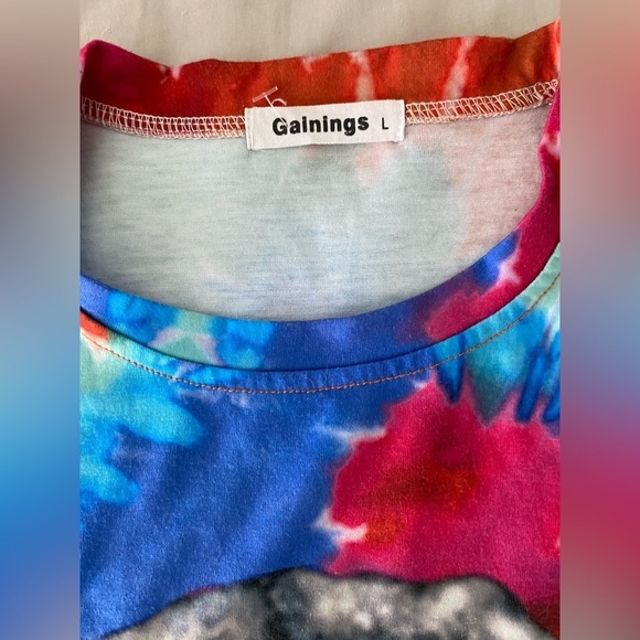 BOB MARLEY "I WANNA LOVE YA" Tie Dye Colourful T-Shirt in Large - Picture 4 of 8